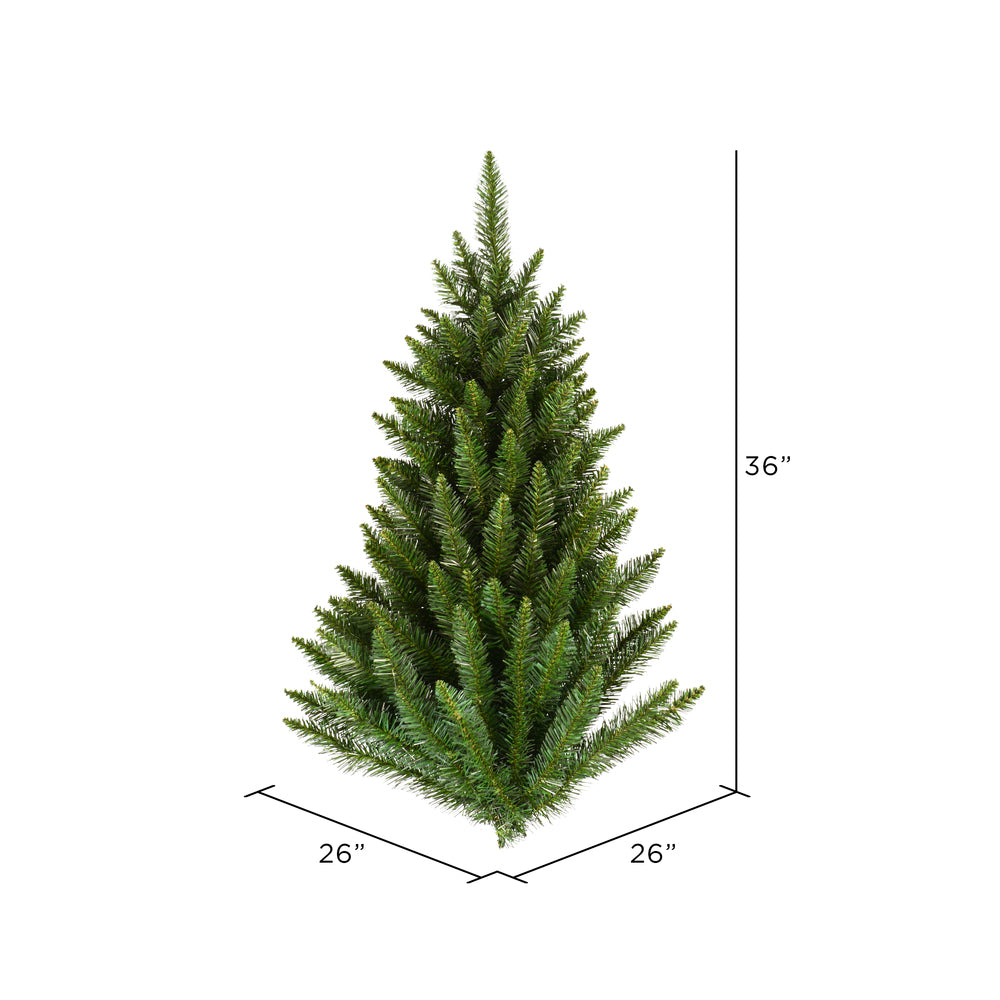 Vickerman 3' Camdon Fir Half Artificial Christmas Wall Tree Unlit