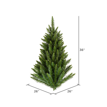 Vickerman 3' Camdon Fir Half Artificial Christmas Wall Tree Unlit
