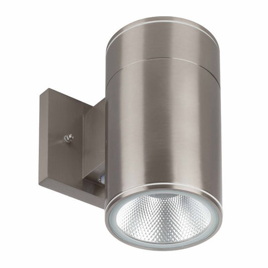 Westgate 4" Cylinder Lights, 120V, Outdoor Lighting, 15W, 1144 Lumens, 5000K, Brushed Nickel Finish, TRI-AC Dimmable