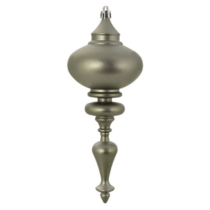 Vickerman 8.7" x 3.5" Wrought Iron Matt Finial 3Bg