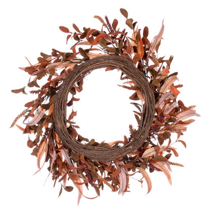 Vickerman 22" Artificial Autumn Berry and Foliage Wreath