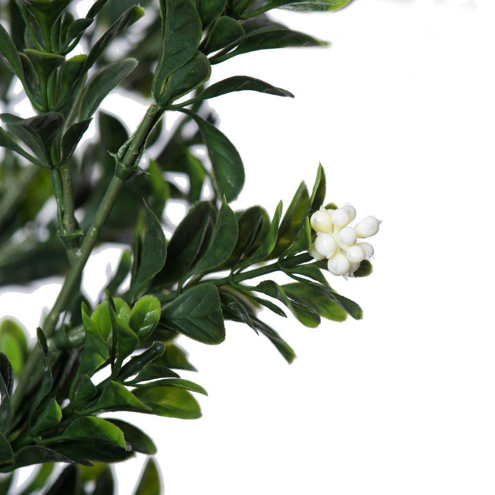 Vickerman 19" Artificial UV Coated White Small Rambling Bush.