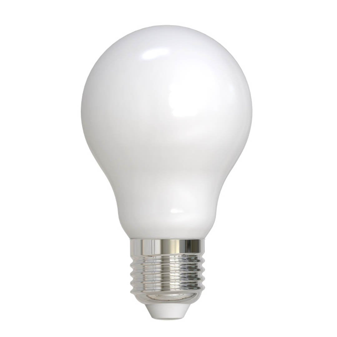 BULBRITE LED A19 MEDIUM SCREW (E26) 8W FULLY COMPATIBLE DIMMING FILAMENT MILKY LIGHT BULB 2700K/WARM WHITE 75W INCANDESCENT EQUIVALENT