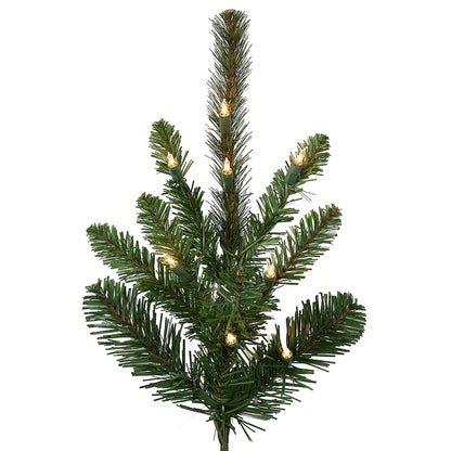 Vickerman 7.5' x 60" Decorator Pine Artificial Christmas Tree Clear Dura-lit Lights