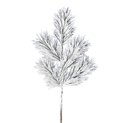 Vickerman 30" Frosted Beckett Pine Artificial Christmas Spray. Includes 3 sprays per pack.