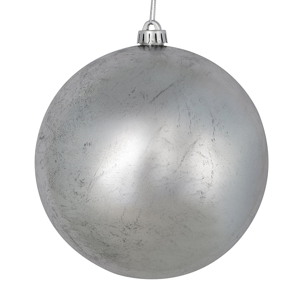 Vickerman 6" Silver Foil Ornament 4 per Bag