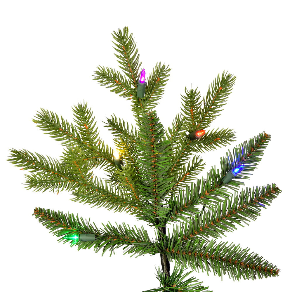 Vickerman 9' x 60" Porthill Pine Artificial Christmas Tree Multi-colored Dura-lit LED Lights