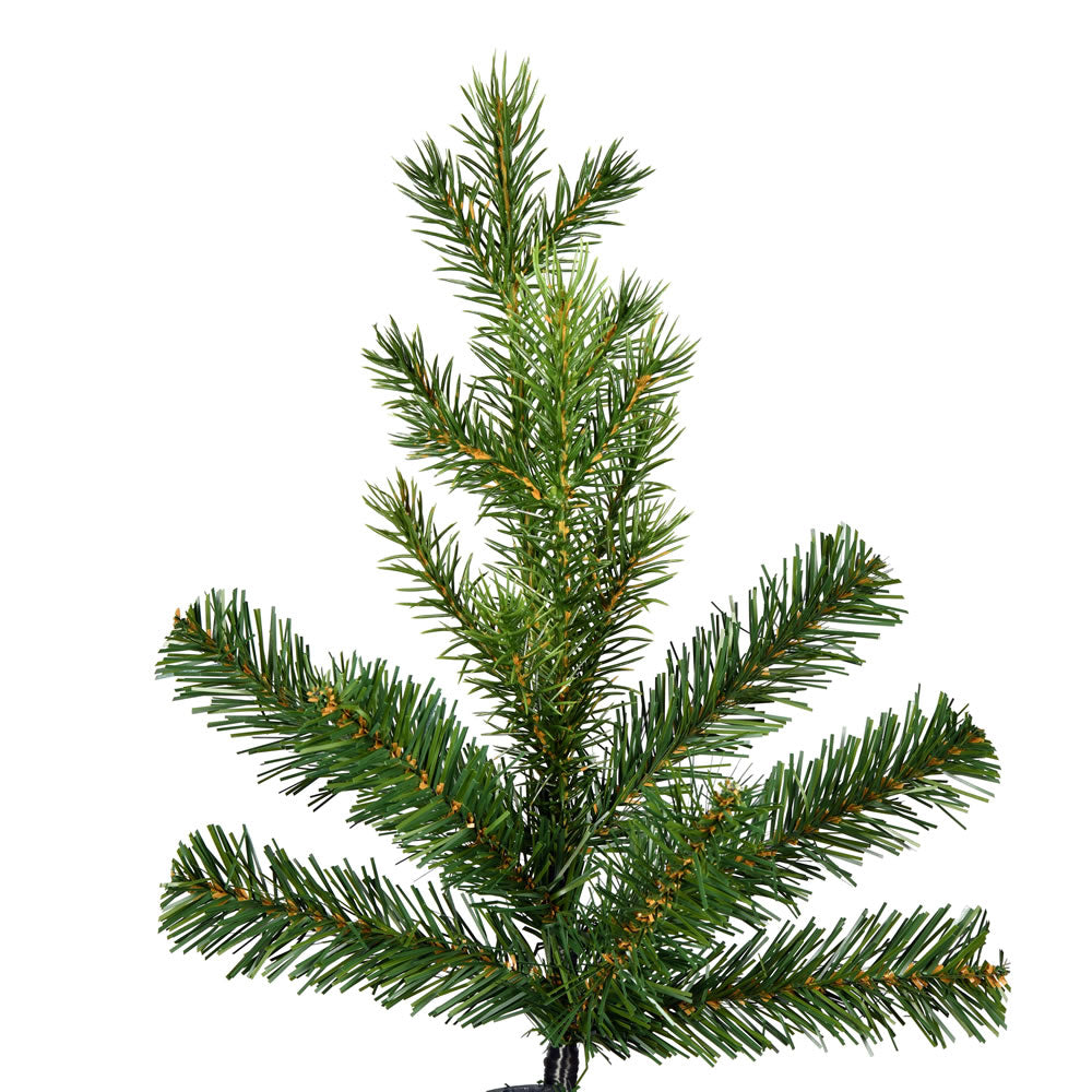 Vickerman 5.5' x 32" Moutauk Pine Artificial Christmas Pencil Tree Unlit