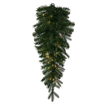 Vickerman 36" Douglas Fir Artificial Pre-Lit Teardrop Warm White 3mm Low Voltage LED Wide Angle Lights.