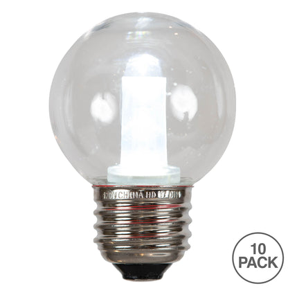 Vickerman G50 PURE WHITE SMD Tube LED Bulb 10/Bag