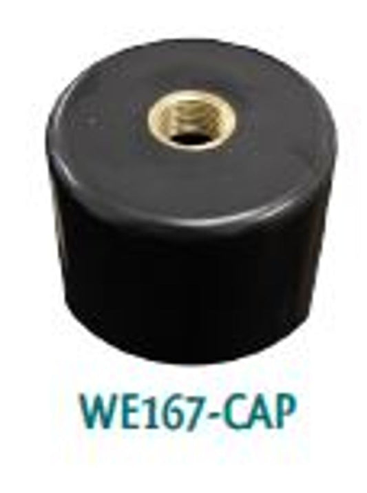 Westgate 3" Post Cap Only With 1/2" NPT Brass Hub, Landscape Lighting