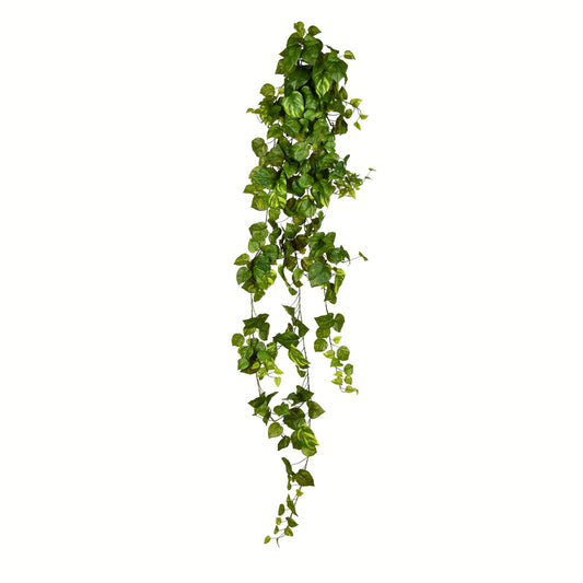 Vickerman 6' Artificial Pothos Hanging Bush.