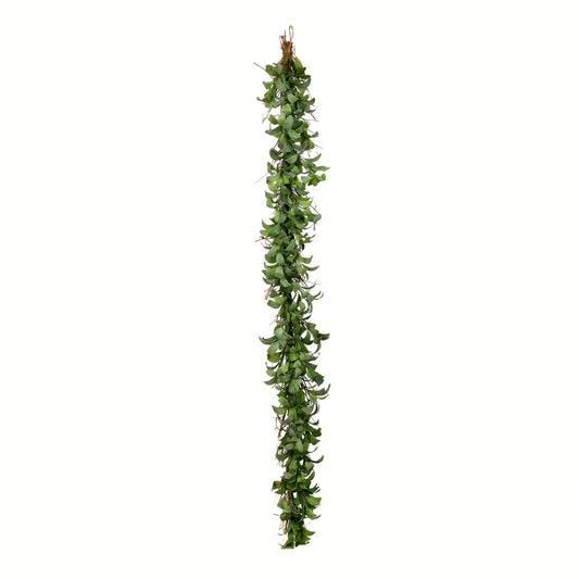 Vickerman 6' Artificial Lamb Ear Leaves Garland.