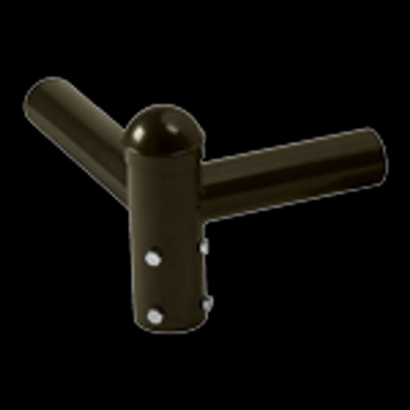 Westgate Pole Tenon Adapter For 2 Fixture @ 90 Degrees, Outdoor Lighting, Bronze Finish