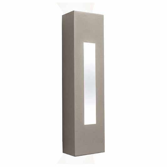 Westgate LED Wall Sconce Light, Outdoor Lighting, 20W(5Wx4), 1800 Lumens, 4000K, Silver Finish