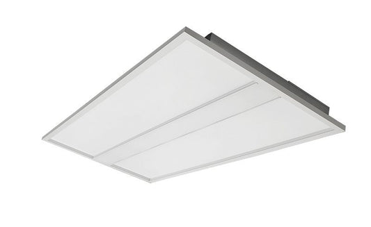 Westgate 2X4 Backlit Troffer Adj. 50/40/30W, 3Cct 35/40/50K, Commercial Indoor Lighting, 30W/40W/50W, 110 Lumens/W, 35K/40K/50K, White Finish, 1~10V Dimming