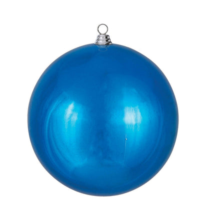 Vickerman 15.75" Blue Shiny Ball Ornament