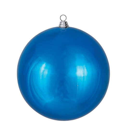 Vickerman 15.75" Blue Shiny Ball Ornament