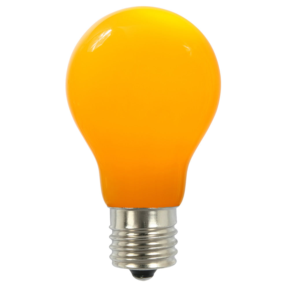Vickerman A19 Yellow Ceramic Glass LED Replacement Bulb