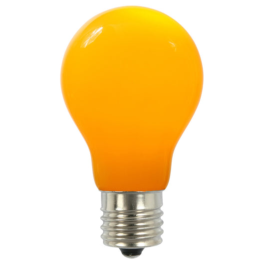 Vickerman A19 Yellow Ceramic Glass LED Replacement Bulb