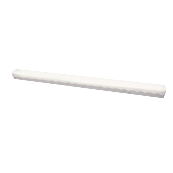 ASD Lighting LED Striplight Fixture 8ft 48/68/90W 120-277V 0-10V Dimmable 140Lm/W 3500/4000/5000K with Battery Back-up 15W White UL DLC Standard