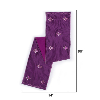 Vickerman Decorative 14" x 90" Romance Table Runner