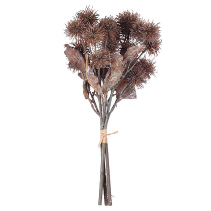 Vickerman 15" Burgundy Artificial Earth Flower 2 per bag.