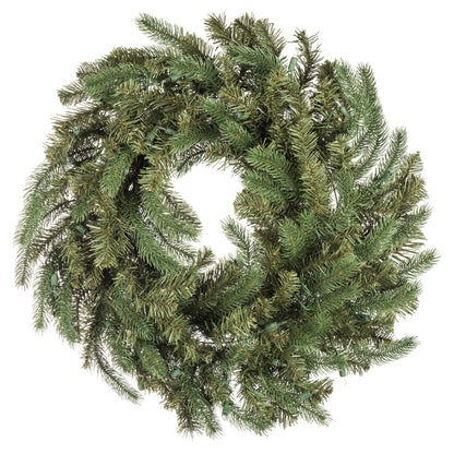 Vickerman 30" Colorado Spruce Artificial Christmas Wreath Warm White LED Lights