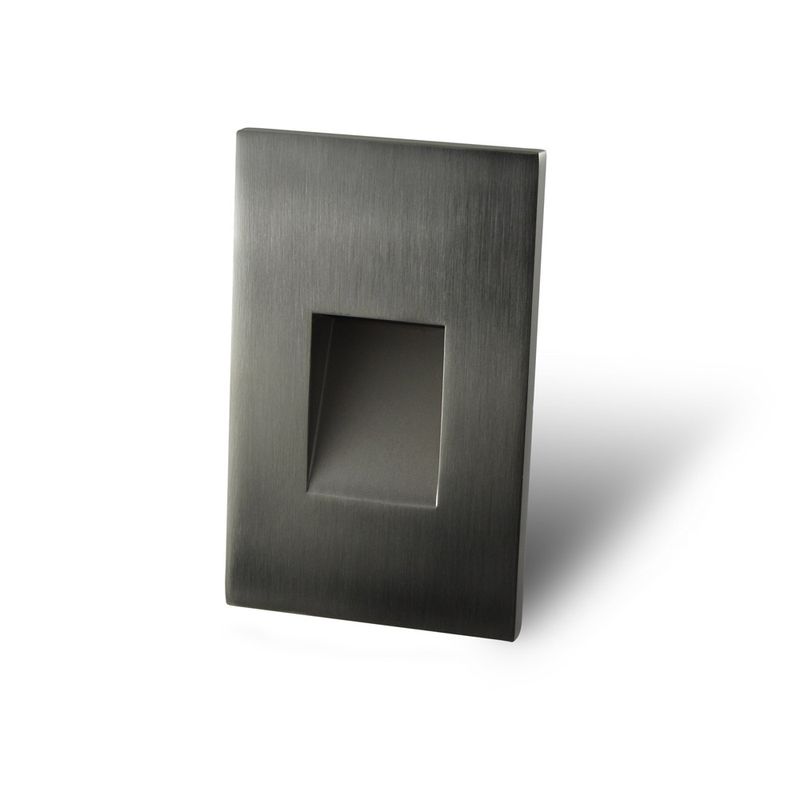 Westgate Vertical Recessed Trim , Brushed Nickel, Landscape Lighting, Brushed Nickel Finish