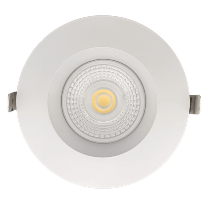Goodlite LED 6 Inch Regress Round Gimbal Luminaire, Selectable Color Temperature