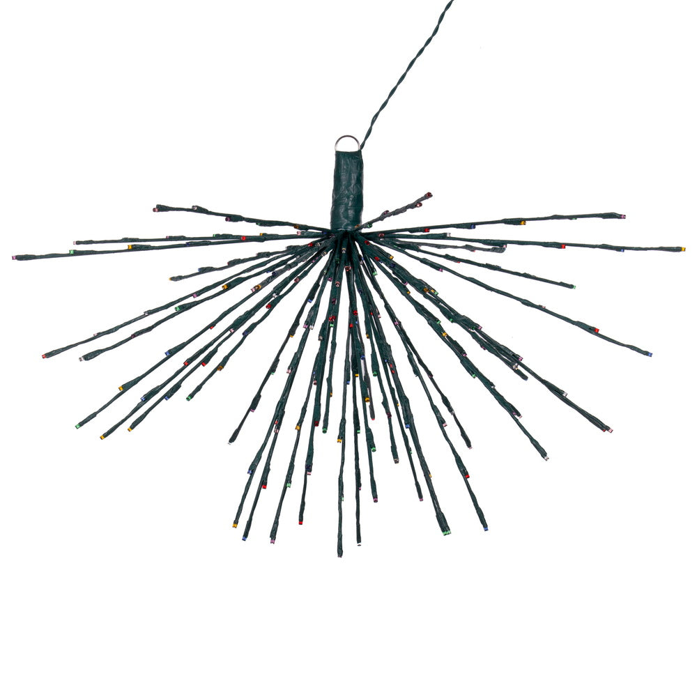 Vickerman 240Lt x 32" Green Starburst Multi-Colored 5mm LED Lights.