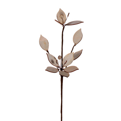 Vickerman 18" Natural Wood Poinsettia Christmas Spray 4 per bag.