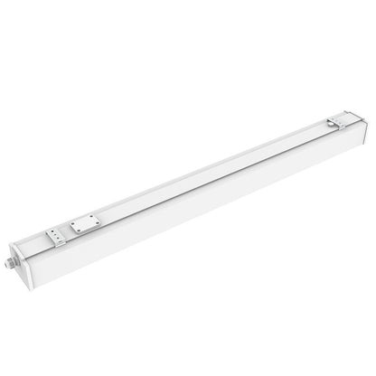 Westgate 8Ft 4In IP66 Wet Loc. Linear Light MCTp 80/120/160W 35/40/50K 0-10 SurFace Mount, Commercial Indoor Lighting, 80W/120W/160W, 105 Lumens/W, 35K/40K/50K, Sandy White Finish, 0~10V Dimmable