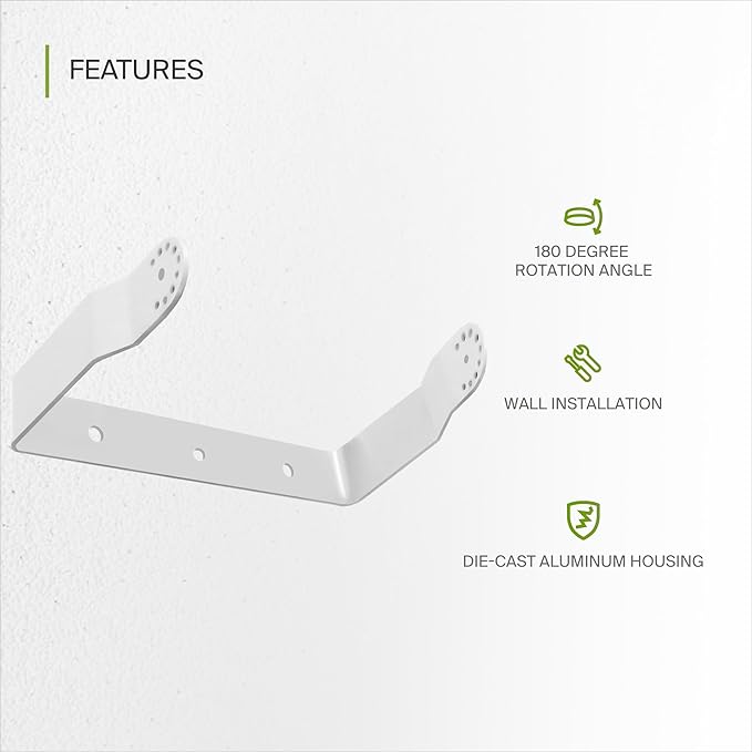 ASD Lighting Floodlight Mounting Bracket 240-300W White