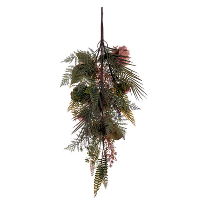 Vickerman 31" Coral Artificial Peony Dahlia Swag 2 per bag.