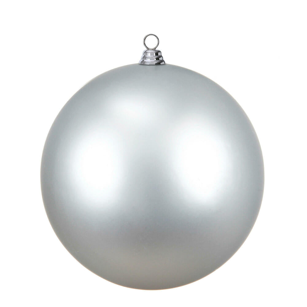 Vickerman 15.75" Silver Matte Ball Ornament