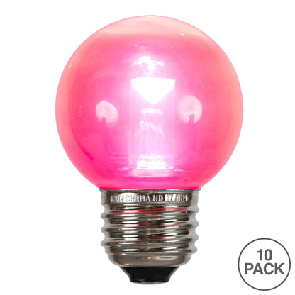Vickerman G50 PINK SMD Tube LED Bulb 10/Bag