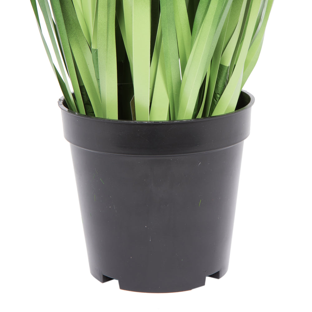 Vickerman 36" PVC Artificial Potted Green Sheep's Grass and Plastic Grass.