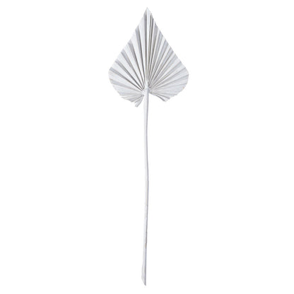 Vickerman Natural Botanicals 15.75 - 19.5" White wash Dried Palm Spear 12 per bag.