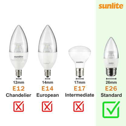 Sunlite 80995 LED A21 Light Bulb, 18 Watts (150W Equivalent), 2600 Lumens, 120V, Dimmable, Medium E26 Base, 220 Degree Beam Angle, UL Listed, RoHS Compliant, 2700K Soft White, 6 Pack