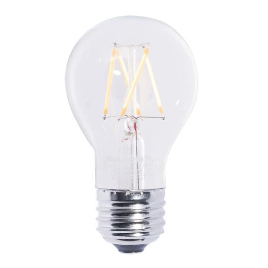 Bulbrite 5 Watt Dimmable Clear Filament A19 Medium (E26) LED Bulb - 450 Lumens, 2700K, and 90 CRI