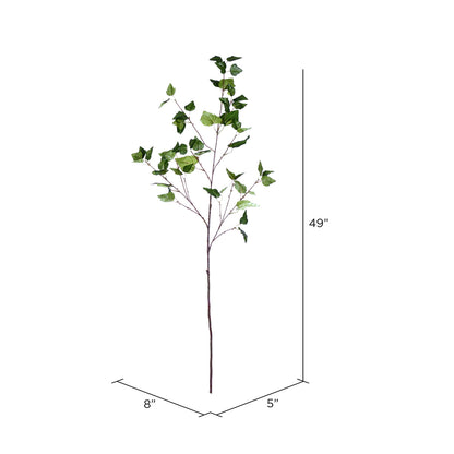 Vickerman 49" Artificial Green Ivy Spray. Includes 2 sprays per pack.
