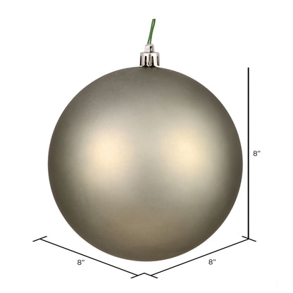 Vickerman 8" Wrought Iron Matte Ball Ornament