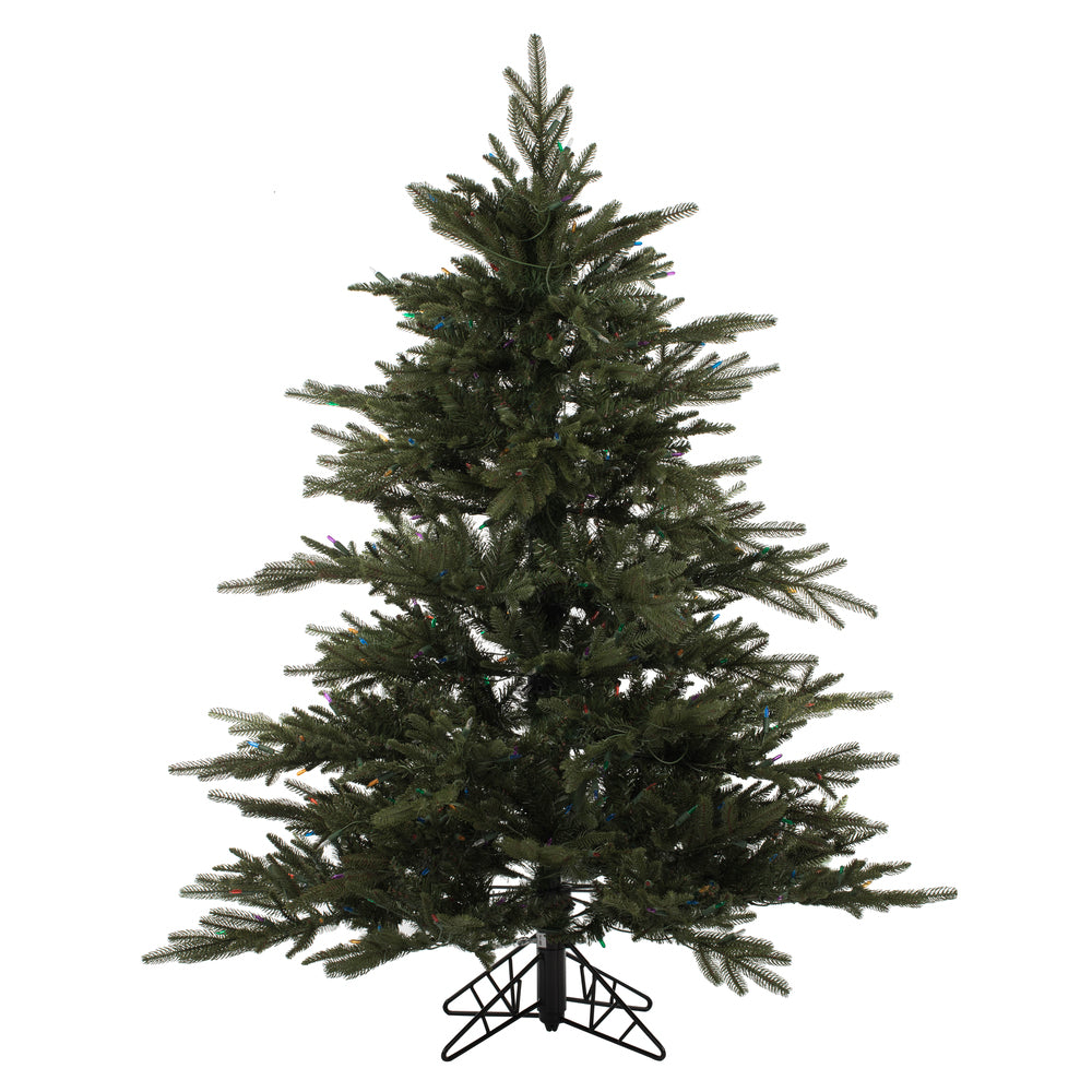 Vickerman 10' x 74" Kamas Fraser Fir Artificial Christmas Tree  Multi-colored Dura-Lit LED lights