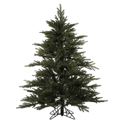 Vickerman 10' x 74" Kamas Fraser Fir Artificial Christmas Tree  Multi-colored Dura-Lit LED lights
