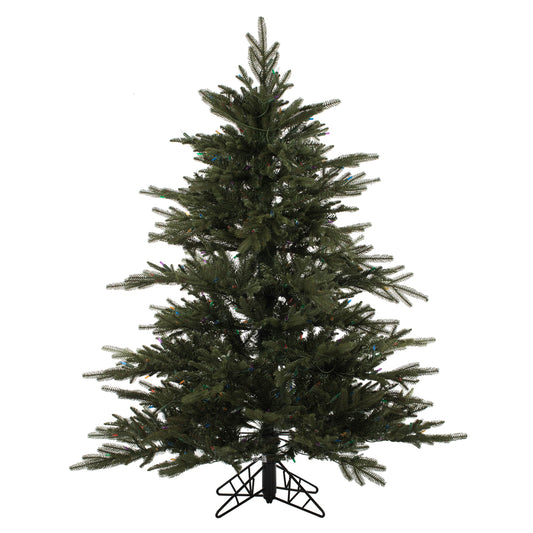 Vickerman 10' x 74" Kamas Fraser Fir Artificial Christmas Tree  Multi-colored Dura-Lit LED lights