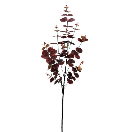 Vickerman 36" Artificial Burgundy Money Leaf Spray.