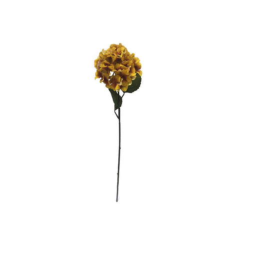 Vickerman 27" Artificial Mustard Hydrangea Stem