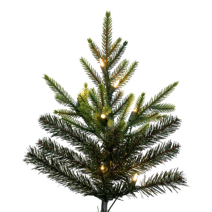 Vickerman 9' x 62" Vermont Fraser Fir Artificial Pre-Lit Christmas Tree Warm White Lights.