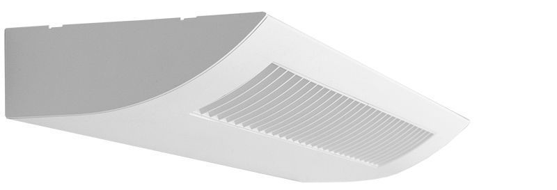 Westgate  2Ft Decorative Perforated And Louver Wall Light 25W Direct Indirect 3Cct, Commercial Indoor Lighting, 25W, 2750 Lumens, 3000K/4000K/5000K, White Finish, 0~10V Dimmable